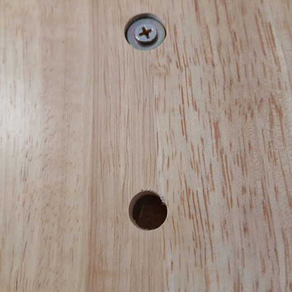 Large Vintage Hardwood Oak LAZY SUSAN Divided Platter Kitchen Organizer 18” - Picture 6 of 6